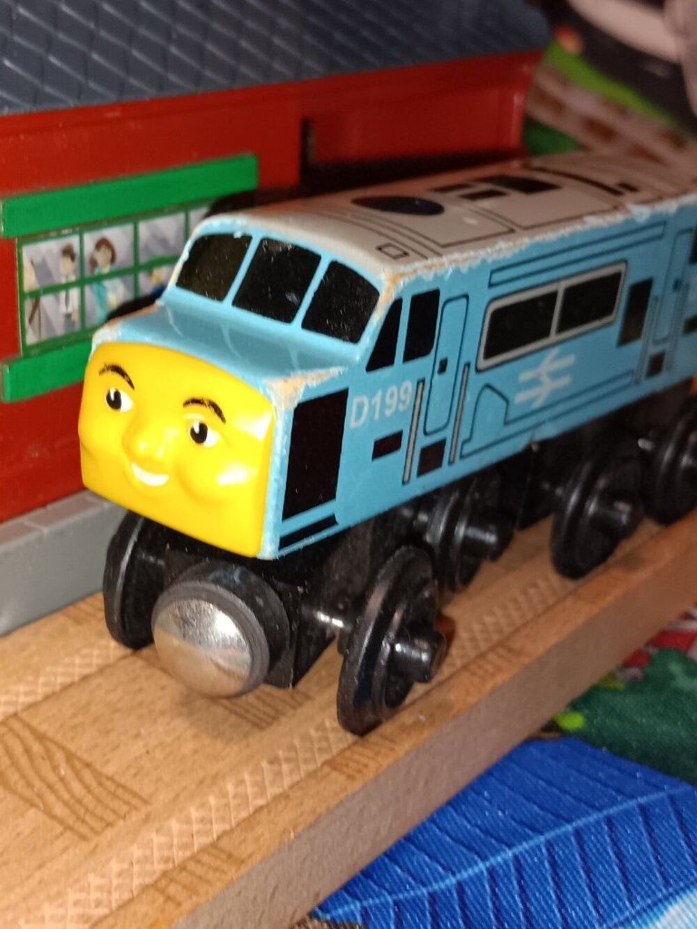 Thomas Wooden Railway Train Track Engine Diesel D199